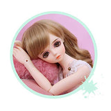 LINZXU-BJD Cute Doll 16 Inch Jointed Doll Movable Resin Nude Doll for Doll DIY Clothing Fashion Doll Dress Up Birthday Gift Collection