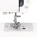 Janome JW8100 Fully-Featured Computerized Sewing Machine with 100 Stitches, 7 Buttonholes, Hard