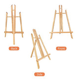 Easel Tabletop Painting Easel 6 Pcs 16"Easels Stand Wooden Easel for Painting Canvases Art Easel for Display /Painting Party/Kids/Adults/Wedding/Classroom/ Art Projects
