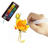 SuZhi Watercolor Brush Pen Water Paintbrush Assorted Brush Tips 3 Pieces & 24 Colors Artists Loft