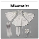 KDJSFSD BJD Dolls 1/4 SD Ballet Dancer Fashion Dolls 18.8 Inch Ball Jointed Doll DIY Toys with Full Set Dress Shoes Socks Wig Makeup, Best Gift for Girls
