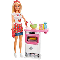 Barbie Bakery Chef Doll and Playset, Blonde