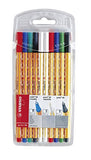 Stabilo Point 88 Fineliner Pens, 0.4 mm - 10-Color Wallet Set