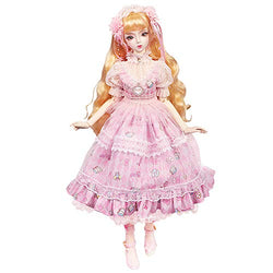 Dream Fairy Fortune Days Original Design 60 cm Dolls(with Gift Box), Series 26 Joints Doll, Best Gift for Girls (Vanessa)