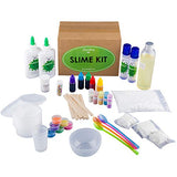 Ultimate DIY Slime Kit for Girls and Boys - Slime Kits - Slime Stuff - Slime Making Kit - Slime Supplies Kit - Makes Cloud, Galaxy, Mermaid, Fruit Slice, Fluffy, Glow-In-The-Dark, Color Changing &More