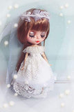 leoglint Blythe Doll Clothes, Dress Clothing for Blythe Doll 30 cm 1/6 Bjd Dolls Azone ICY Licca Doll (White)