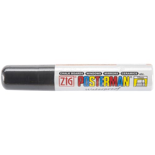 Zig 15mm Posterman Tip Marker, Black