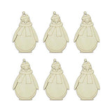 20-Pack Wooden Penguin Shaped Cutouts Hanging Wood Sign for DIY Crafts (2.4 x 3.9 x 0.1 in)