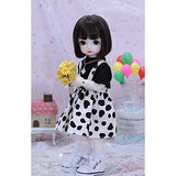 Mini Cute 1/6 BJD Dolls Advanced Resin Ball Joints Movable SD Doll 25.5cm with Full Clothes Shoes Wig
