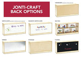Jonti-Craft 04210JC 20 Cubbie-Tray Mobile Storage with Clear Bins