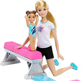 Barbie and Toddler Student Flippin Fun Gymnastics Dolls [Amazon Exclusive]