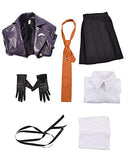 Cosplay.fm Women's Kyoko Kirigiri Cosplay Costume School Uniform Set (Multicolored, Small)