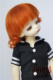 JD268 6-7inch 16-18CM tiny curly short mohair BJD wigs 1/6 YOSD mohair doll wigs (Carrot)