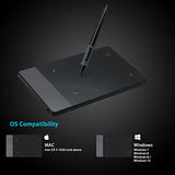 Huion 4 x 2.23 Inches OSU Tablet Graphics Drawing Pen Tablet - 420