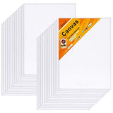 Canvas Boards 5 x 7 Inches Set of 26 Canvas Panels Value Pack for Oil & Acrylic Painting, 100% Cotton
