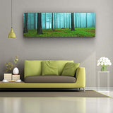 Startonight Canvas Wall Art Morning the Woods - Nature Framed 16 x 48 Inches