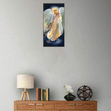 Barlingrock Style-1 Angel Girl Diamond Paintings for Adults, 5D DIY Embroidery Cross Stitch Paintings Full Drill Rhinestone Painting Artwork Home Living Room Bedroom Wall Decor-30x40cm/12x16"