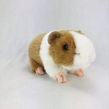 7 Inch Brown Guineapig Guinea Pig Plush Toy Soft Cute Plush Toy Gift (White Yellow)