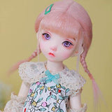 ZDD 10.63 Inch BJD Dolls 1/6 SD Doll Ball Joint Doll DIY Toys with Full Set of Clothes Shoes Wig Makeup Delicate Doll Birthday Gift for Girl/boy