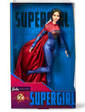 Supergirl Barbie Doll, Collectible Doll from The Flash Movie Wearing Red and Blue Suit with Cape, Doll Stand Included