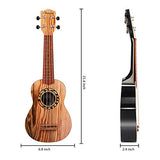 AIMEDYOU Kids Guitar Toy, 4 Strings Kids Ukulele Musical Instruments Educational Gift for Boys and Girls (Burlywood)