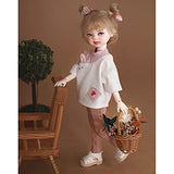 27.5cm/10.82in BJD Doll 1/6 Mini SD Doll, Flexible Joints, Strong Plasticity, with Full Set Clothes + Wig + Shoes + Delicate Makeup