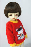 JD256 6-7inch 16-18CM Short BOBO Doll Wigs 1/6 YOSD Synthetic Mohair BJD Hair 8 Colors Available (Medium Brown)