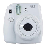 Fujifilm instax Mini 9 Instant Camera (Smokey White) and instax Film Twin Pack (20 Exposures) Bundle