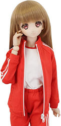 Petite Marie Japan for 1/3 Doll 23 inch 60cm DDS (Dollfie Dream Sister) SD BJD School Jersey with a Soft Touch Japanese Style Sportswear (Red) [No.0077] Clothes Only not Include Doll