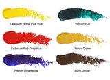 Winsor & Newton Winton Oil Colour Paint Intro Set, Six 21ml Tubes