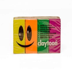 Van Aken International – Claytoon – Non-Hardening Modeling Clay – VA18159 – Fiesta – Yellow, neon