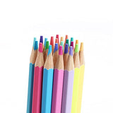 TIANCHEN 24 Color Painting Colored Pencils, No Duplicates Color Pencils.Great for Coloring Books, Drawing, Sketching, School Classrooms, Artists, Adults or Children. (iridescent)