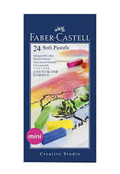 Faber-Castel FC128224 Creative Studio Soft Pastel Crayons (24 Pack), Assorted