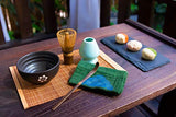 Mocha ChaDao MATCHA Traditional Tea Set | Purple Bamboo Whisk & Tea Scoop | Matcha Bowl | Ceramic Blue Whisk Holder | Best Authentic Accessories For Japanese Matc