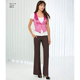 New Look Sewing Pattern 6914 Misses Tops, Size A (4-6-8-10-12-14-16)
