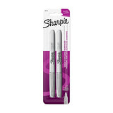 Sharpie 39108PP Fine Point Metallic Silver Permanent Marker, 1 Blister Pack with 2 Markers each for