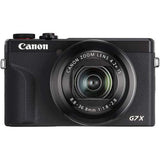 Canon PowerShot G7 X Mark III Point & Shoot Digital Camera Bundle w/Tripod Hand Grip, 64GB U3 SD Memory, Case and More