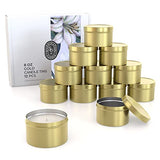 Candle Making Essentials Bundle with Complete Candle Making Kit, 5lbs. Coconut Soy Wax and 12 Candle Tins