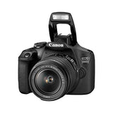 Canon EOS 2000D DSLR Camera and EF-S 18-55 mm f/3.5-5.6 IS II Lens, Black