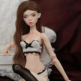 SFPY New 1/4 BJD Fashion Supermodel Doll, Ball Jointed SD Doll, with Clothes + Shoes + Wig + Makeup Face, for Girls Gifts