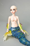 Zgmd 1/4 BJD doll SD doll The hippocampus female doll contains face and body make up
