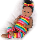 ZIQUE Reborn Baby Doll Black,22 Inch Lifelike African American Realistic Reborn Doll Girl That Look Real
