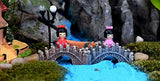 Cool Beans Boutique Miniature Figurines, Set of Japanese Kimono Girls, for Miniature Dollhouse, Cake Toppers, Miniature Terrarium Decorations, Miniature Garden Ornaments (Japanese Kimono Girls)