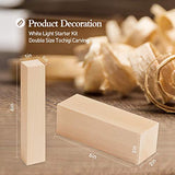 Basswood Carving Blocks - 5ARTH Large Beginner's Premium Wood Carving/Whittling Kit, Suitable for Beginner to Expert - 10 Pcs with Two 6"x 2"x 2" and Eight 6"x 1"x 1" Unfinished Wood Blocks
