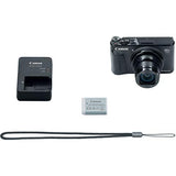 Canon PowerShot SX740 HS Digital Camera (Black) PRO Bundle; Includes: 64GB SDXC Class 10 Memory Card + Spare Battery + Camera Case and More