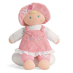 GUND My First Dolly Stuffed Plush Blonde Doll, 12"