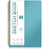 Sketch Book,Spiral Bound Sketchbook,Sketchpad Drawing Book for Painting, Drawing ,Professional Sketching Writing Paper,Artistic Drawing Journal for Adults,Kids,Beginners, Pocket,75 Sheets(8.5x11.5")