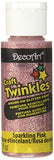 DecoArt Craft Twinkles Paint, 2-Ounce, Sparkling Pink