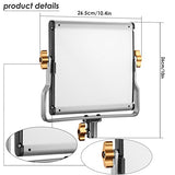 Neewer 2 Packs Dimmable Bi-Color 480 LED Video Light and Stand Lighting Kit Includes: 3200-5600K CRI 96+ LED Panel with U Bracket, 75 inches Light Stand for YouTube Studio Photography, Video Shooting