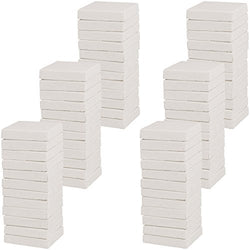 US Art Supply 3" x 3" Mini Professional Primed Stretched Canvas (6-Packs of 12 Mini Canvases) 72
